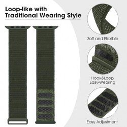 NYLON TRAIL LOOP VELCRO SMART iWATCH STRAP  NYLON TRAIL LOOP VELCRO SMART iWATCH STRAP