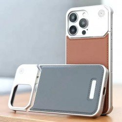 PREMIUM METALLIC LEATHER CASE WITH TITANIUM FRAME