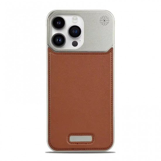 PREMIUM METALLIC LEATHER CASE WITH TITANIUM FRAME