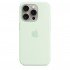 iPHONE SILICONE CASE WITH MAGSAFE- SOFT MINT