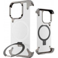 METAL FRAMELESS MAGSAFE KICKSTAND CASE METAL FRAMELESS MAGSAFE KICKSTAND CASE