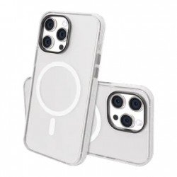 Frosted Matte MagSafe Case with Armor Metal Camera Lens  Frosted Matte MagSafe Case with Armor Metal Camera Lens